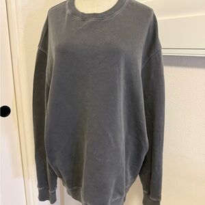 COS Textured Gray Knit Top